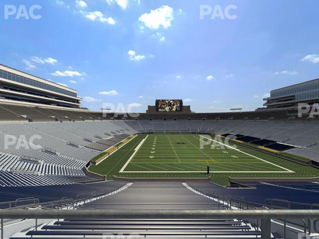 Seating view for Notre Dame Stadium Section 102