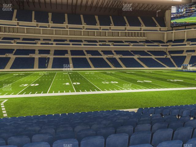 Seating view for Lucas Oil Stadium Section 114