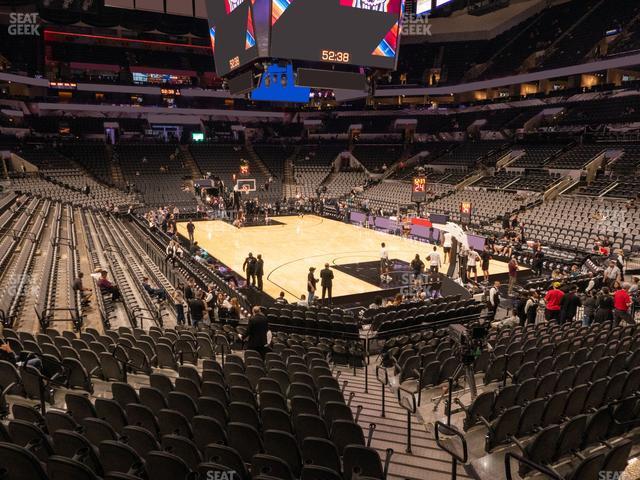 Seating view for Frost Bank Center Section 117