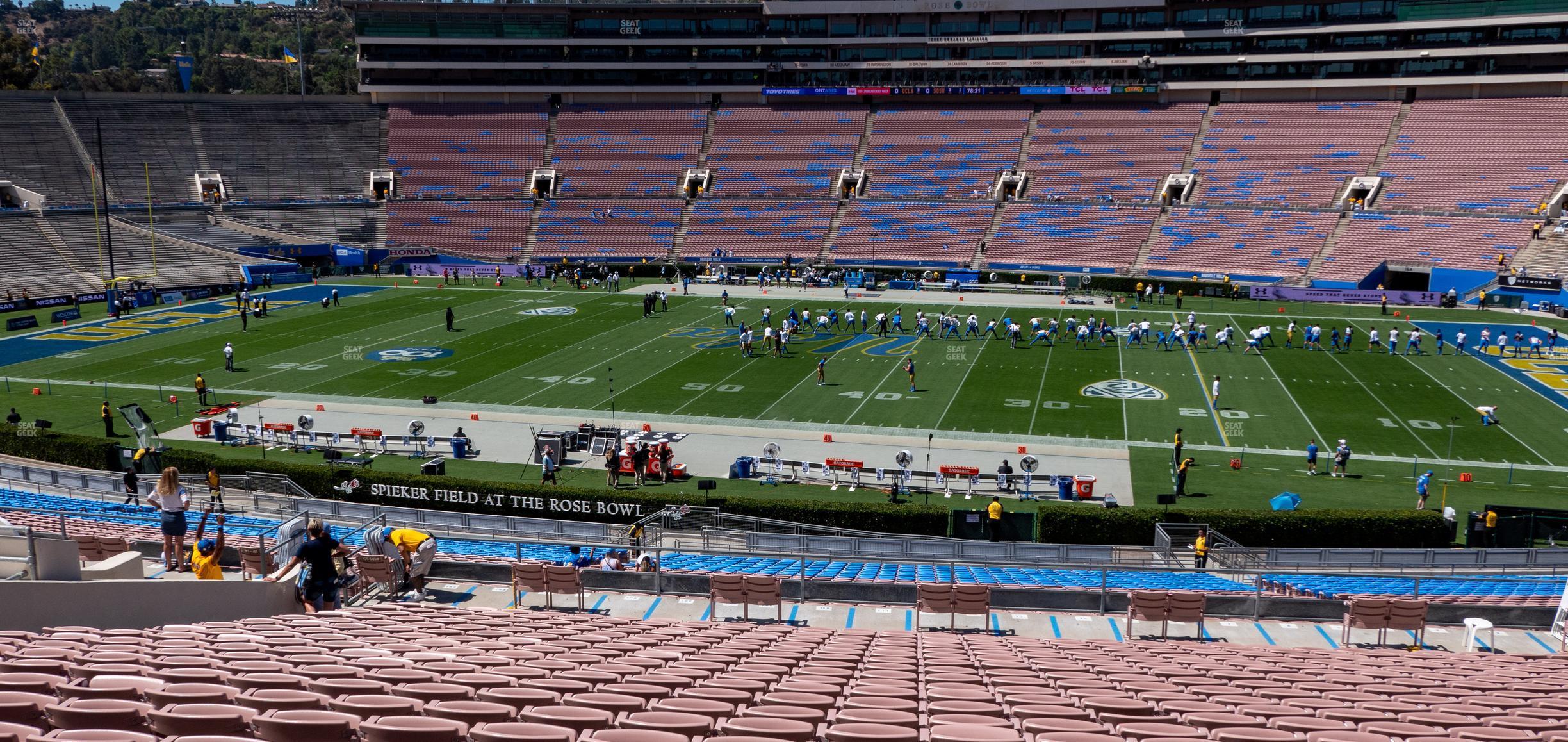 Seating view for Rose Bowl Stadium Section Upper 5