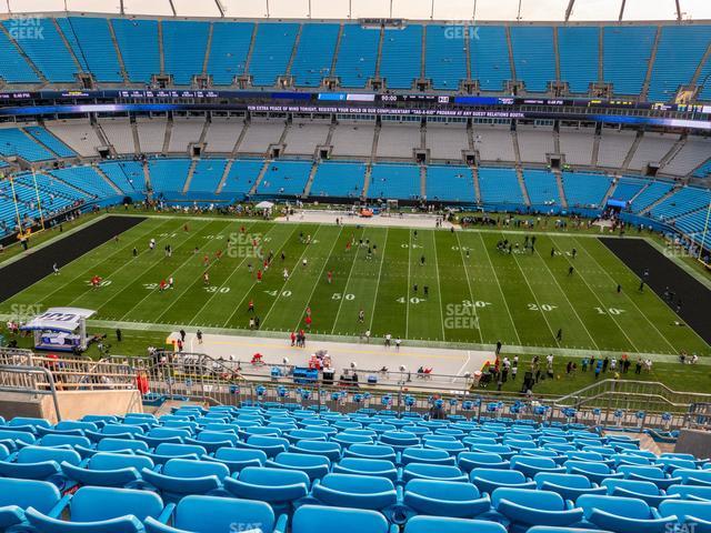 Seating view for Bank of America Stadium Section 514