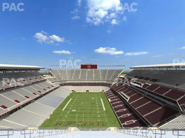 Seating view for Kyle Field Section 414