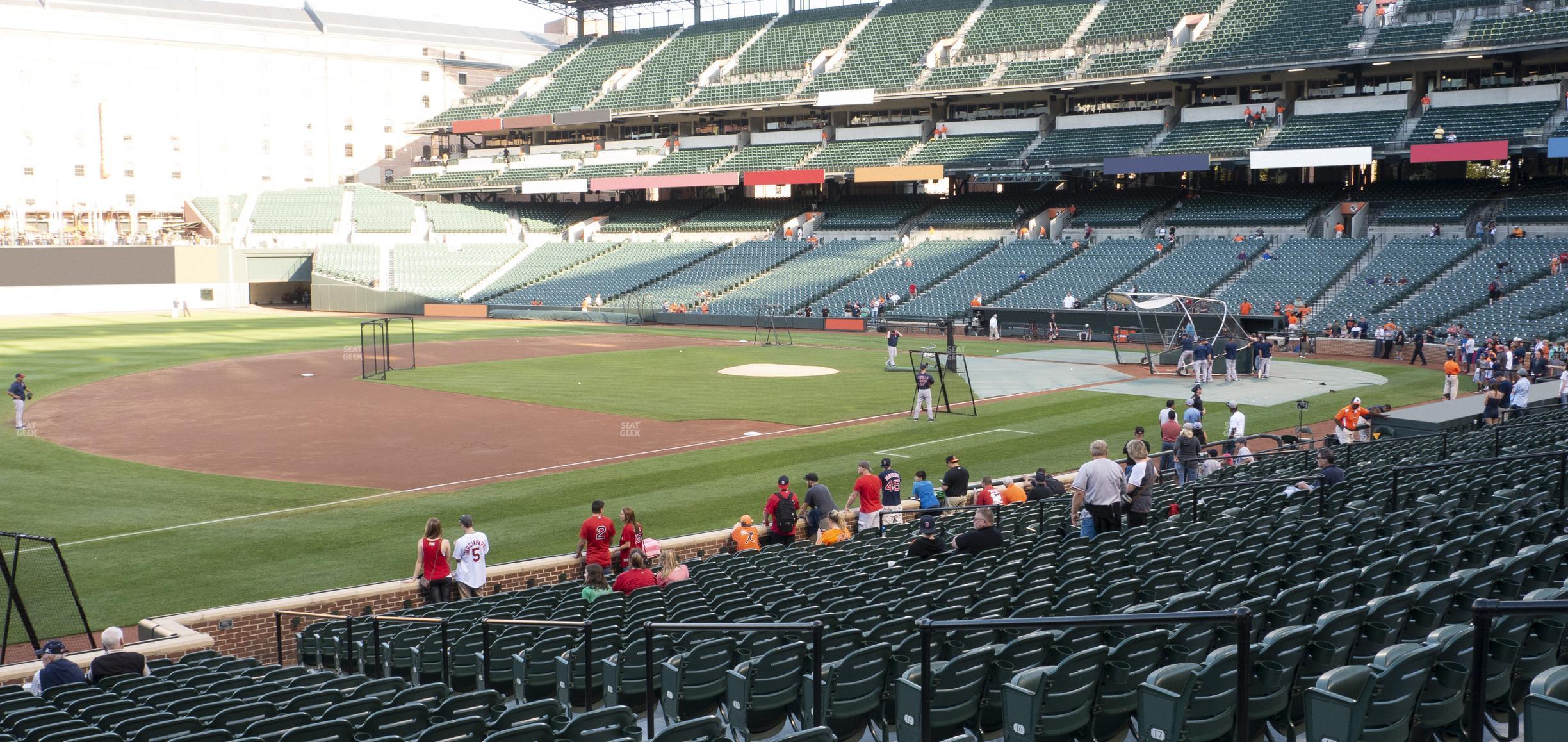 Seating view for Oriole Park at Camden Yards Section 60