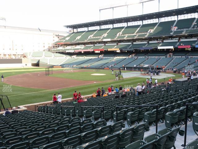 Seating view for Oriole Park at Camden Yards Section 60