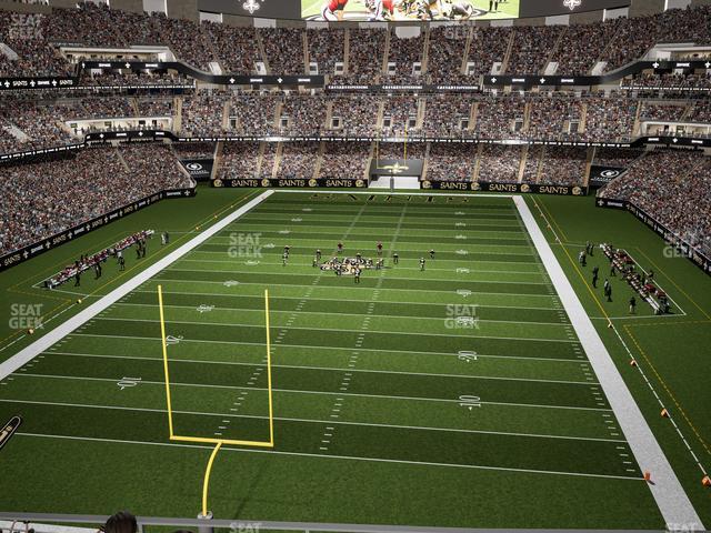 Seating view for Caesars Superdome Section 559