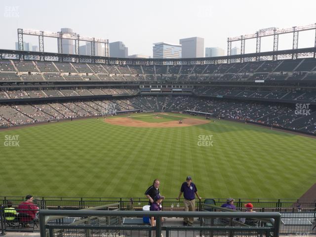 Seating view for Coors Field Section 402