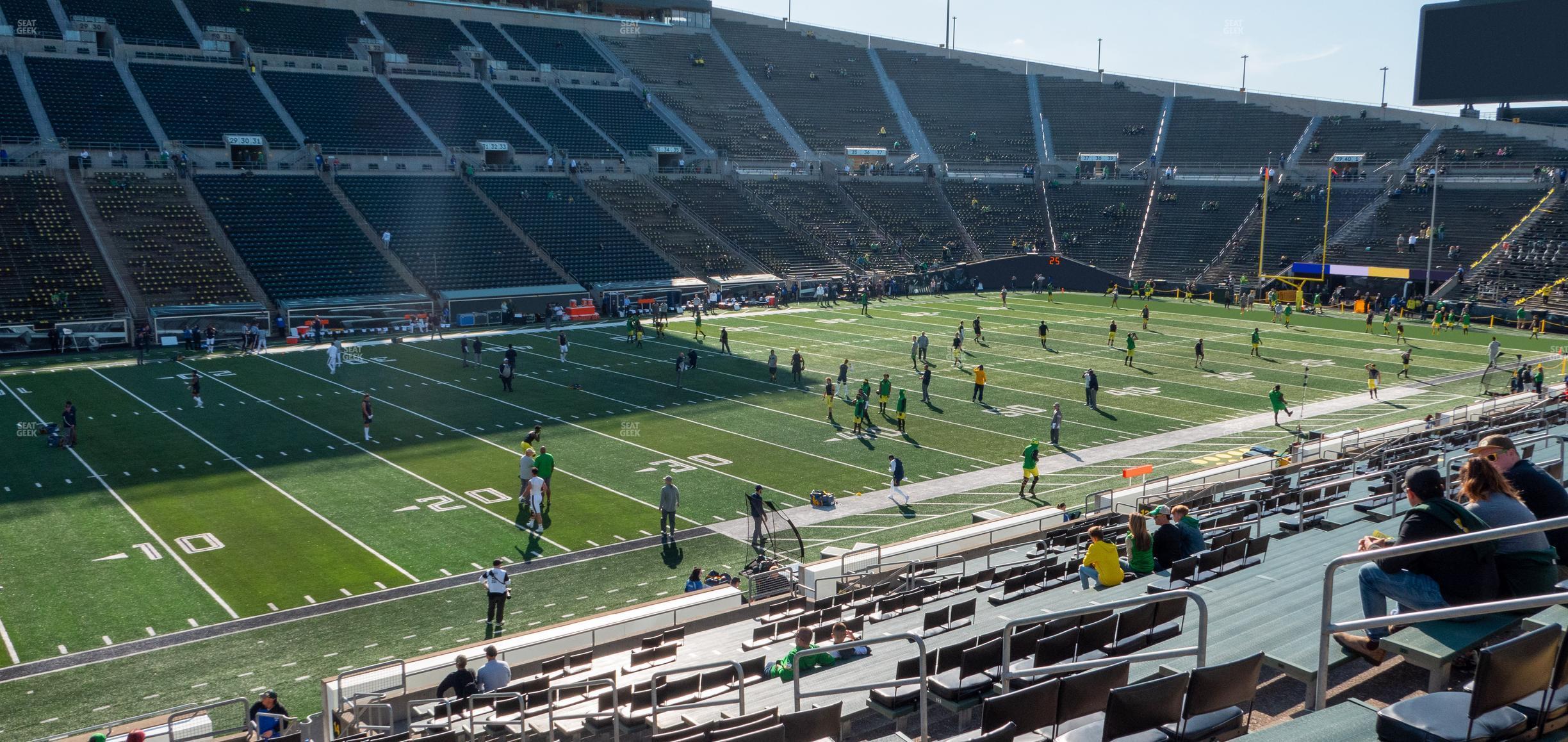 Seating view for Autzen Stadium Section 15