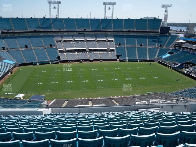 Seating view for EverBank Stadium Section 411