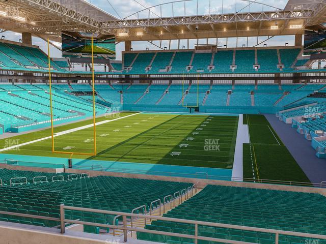 Seating view for Hard Rock Stadium Section 202