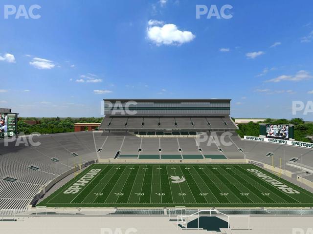 Seating view for Spartan Stadium (Michigan) Section 109