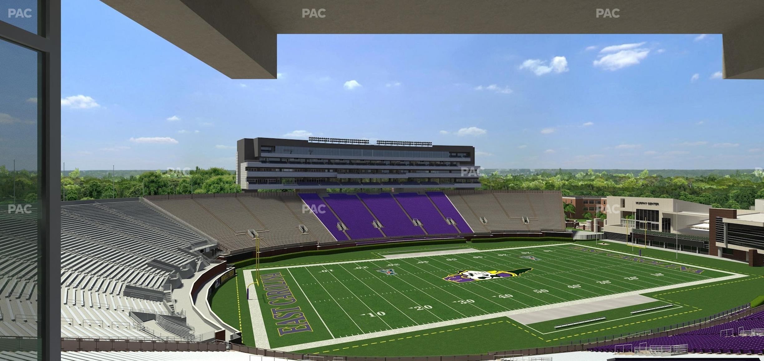 Seating view for Dowdy-Ficklen Stadium Section 121