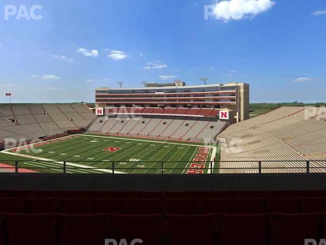 Seating view for Memorial Stadium Nebraska Section 402