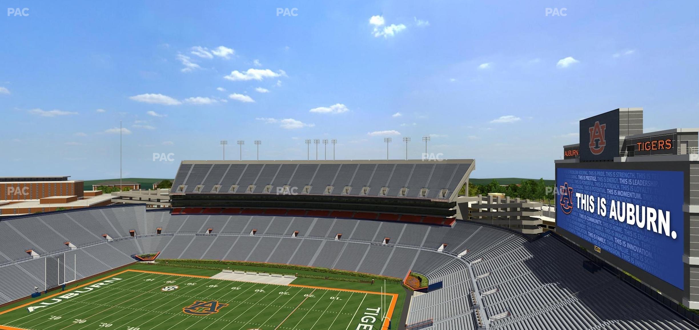 Seating view for Jordan-Hare Stadium Section 62