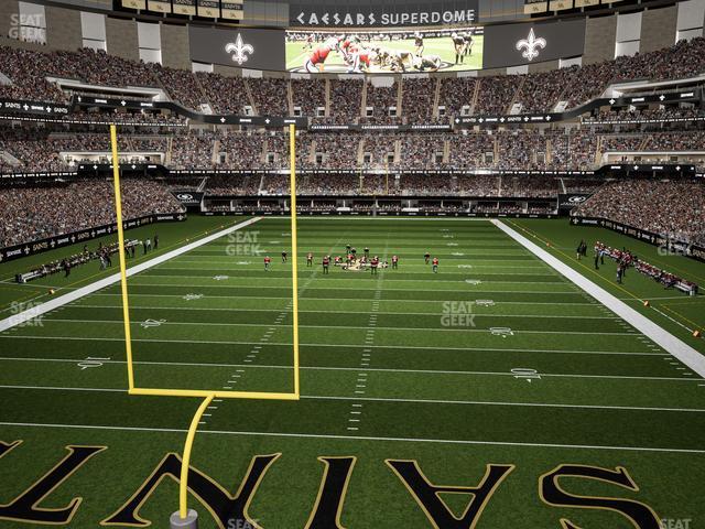 Seating view for Caesars Superdome Section 241