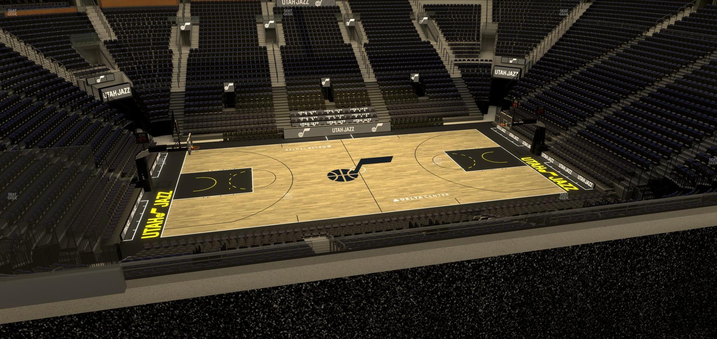 Seating view for Delta Center Section Suite 55