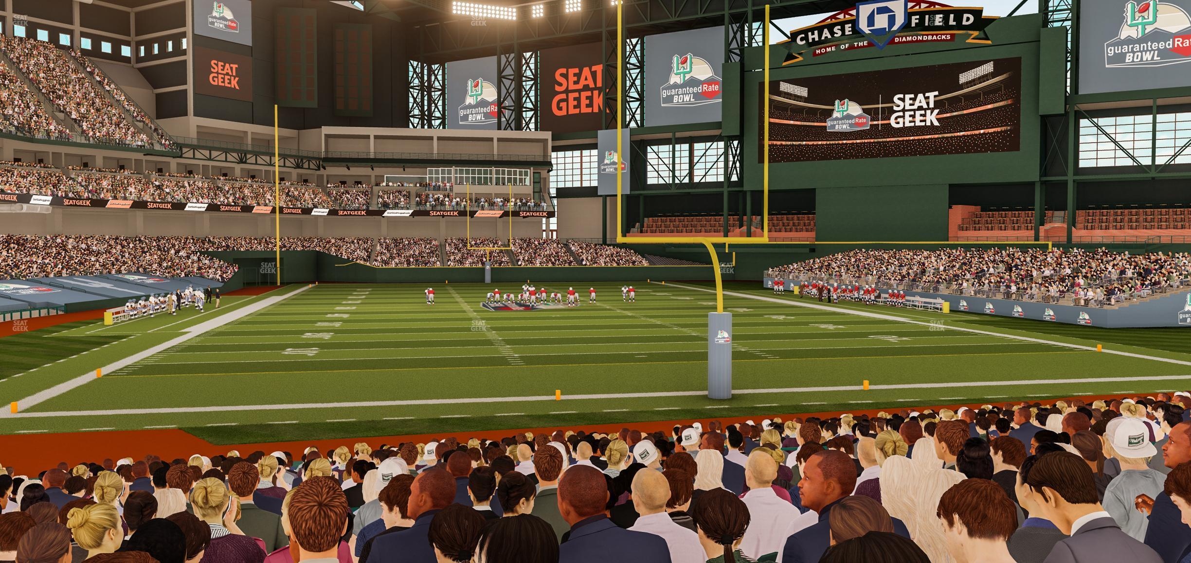 Seating view for Chase Field Section 117