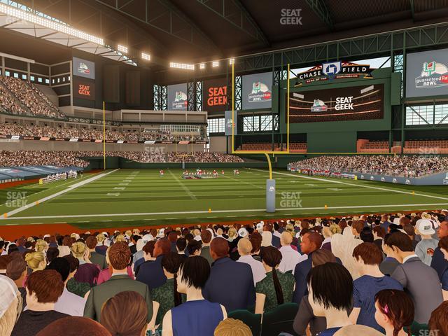 Seating view for Chase Field Section 117