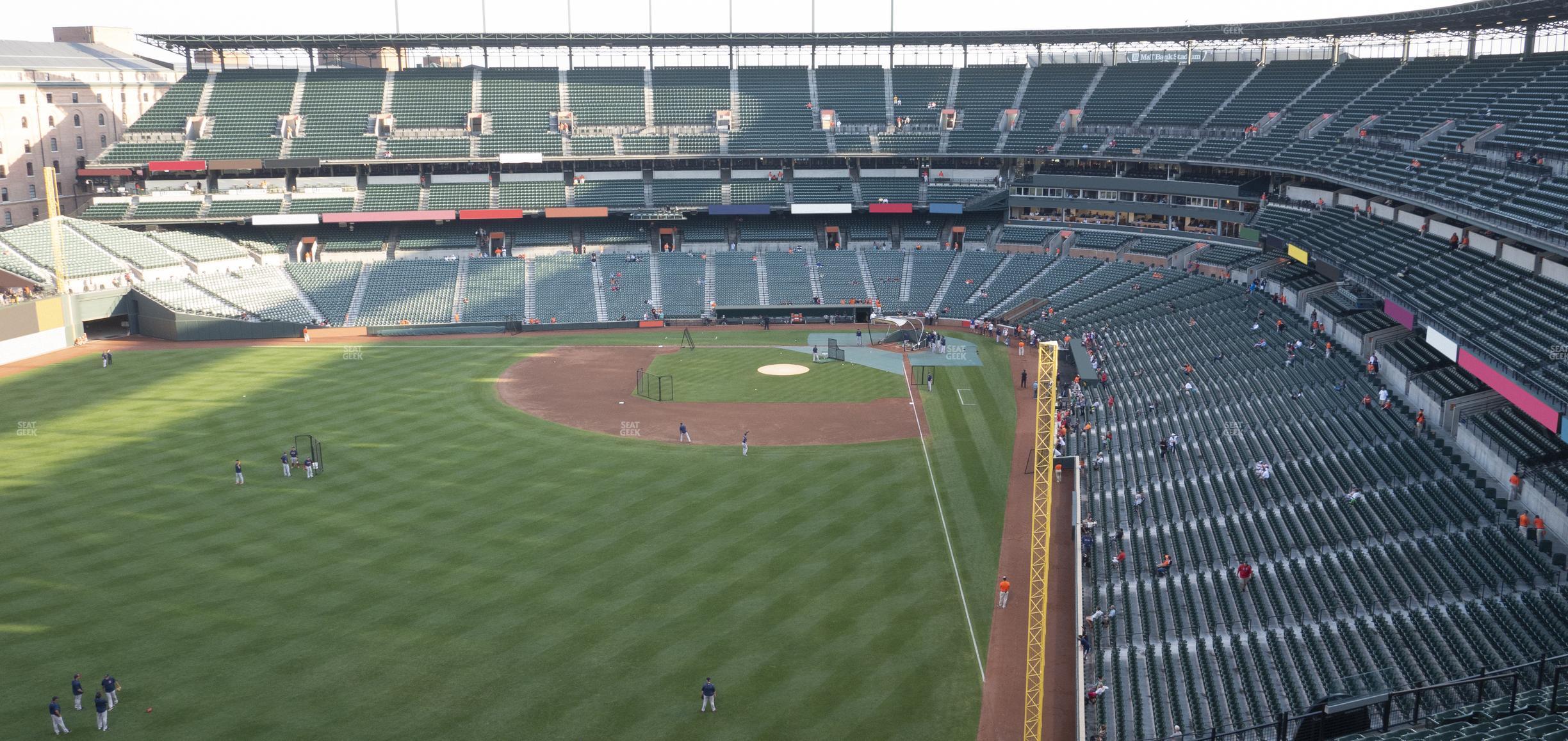 Seating view for Oriole Park at Camden Yards Section 380