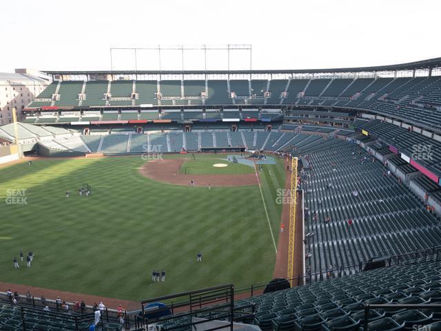 Seating view for Oriole Park at Camden Yards Section 380