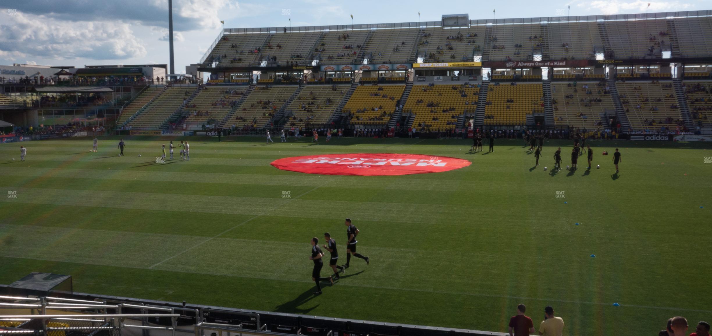 Seating view for Historic Crew Stadium Section 105