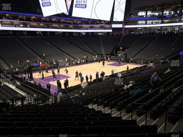 Seating view for Golden 1 Center Section 110