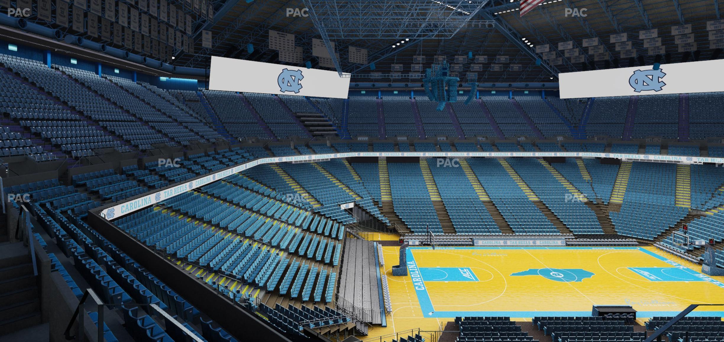 Seating view for Dean Smith Center Section 223