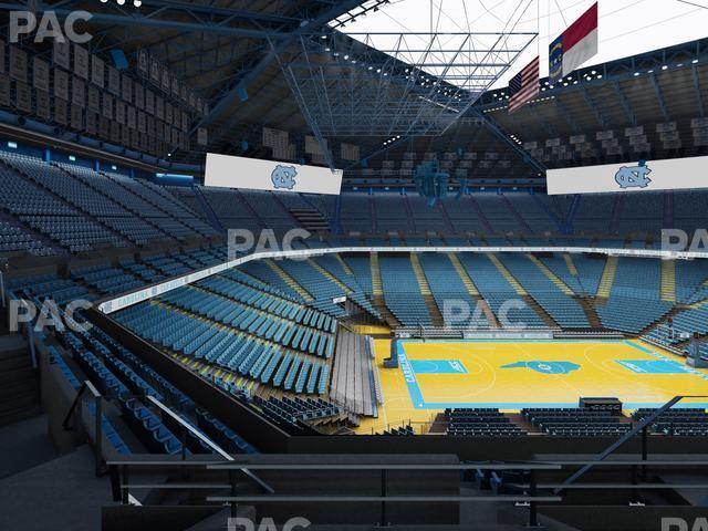 Seating view for Dean Smith Center Section 223