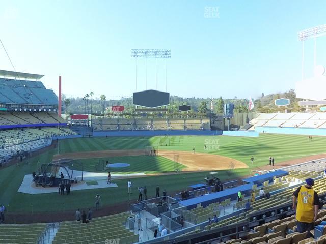 Seating view for Dodger Stadium Section 120 Lg