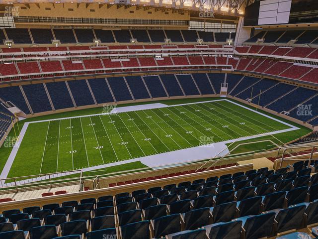 Seating view for NRG Stadium Section 611