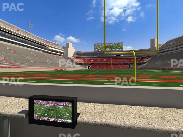 Seating view for Razorback Stadium Section Loge 11