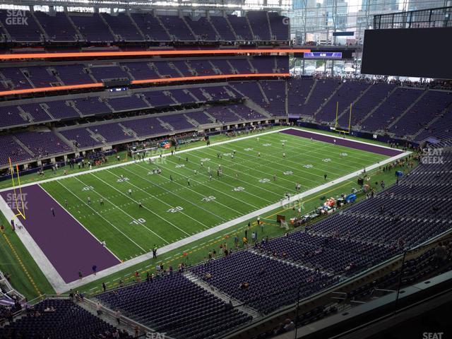 Seating view for U.S. Bank Stadium Section 317