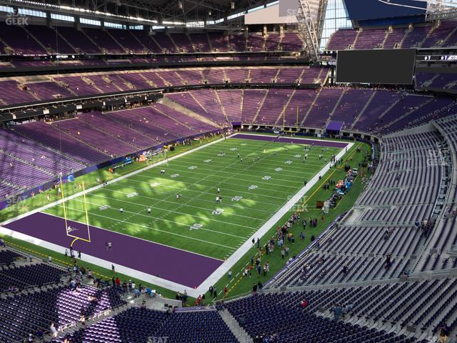 Seating view for U.S. Bank Stadium Section 350