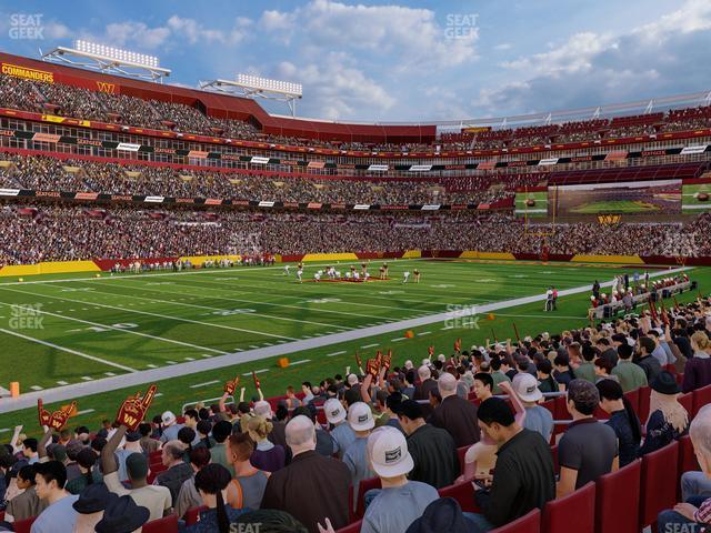 Seating view for Northwest Stadium Section 105