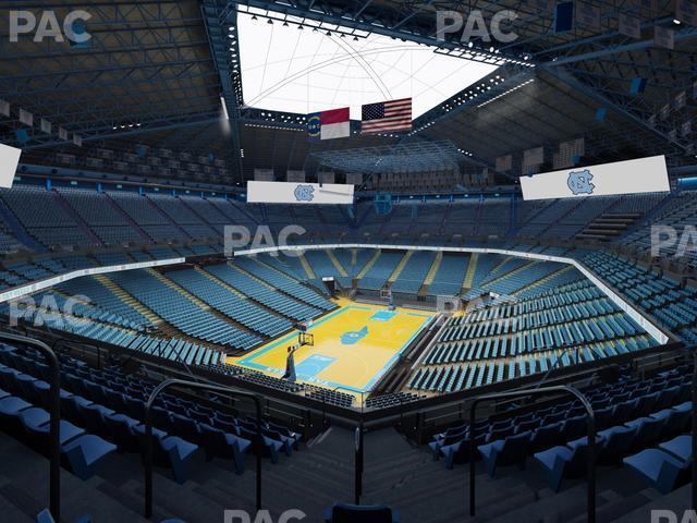 Seating view for Dean Smith Center Section 202 A