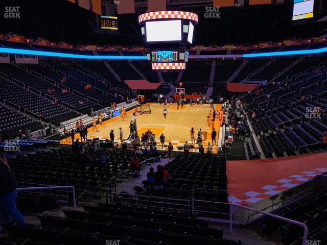 Seating view for Thompson-Boling Arena at Food City Center Section 112