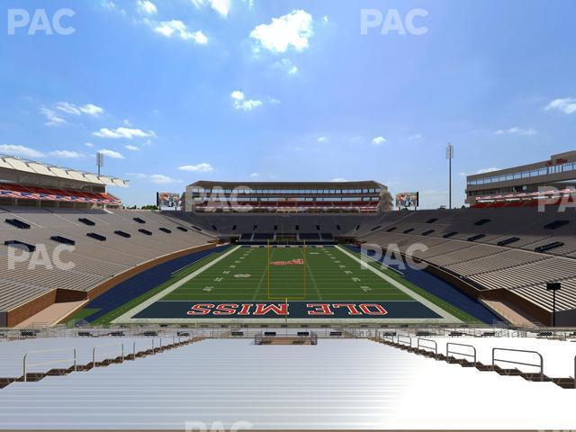 Seating view for Vaught Hemingway Stadium Section Student N 6