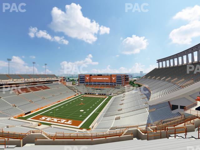 Seating view for Darrell K Royal - Texas Memorial Stadium Section 112