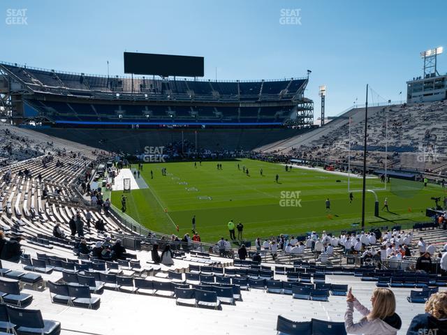 Seating view for Beaver Stadium Section North J