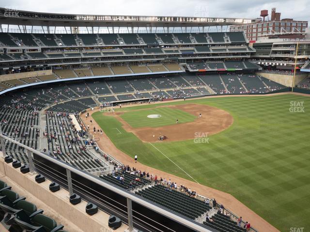 Seating view for Target Field Section 202