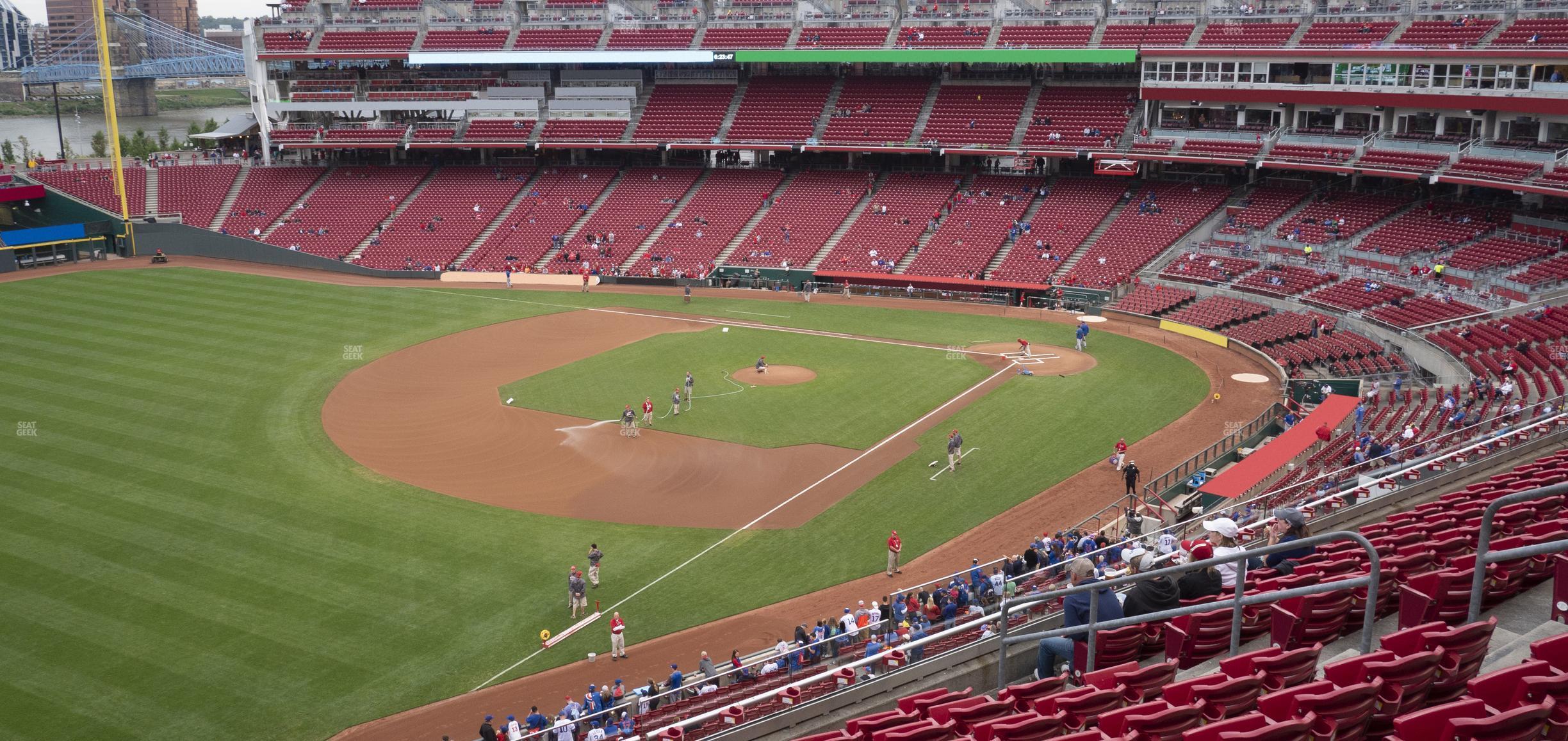 Seating view for Great American Ball Park Section 412