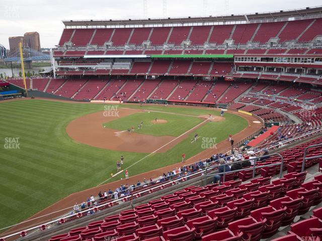 Seating view for Great American Ball Park Section 412