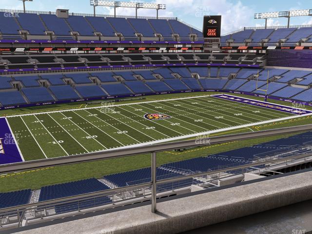 Seating view for M&T Bank Stadium Section Suite 420