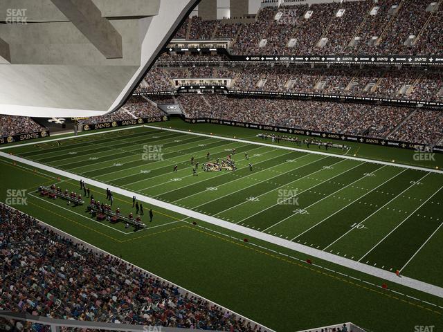 Seating view for Caesars Superdome Section Suite 406