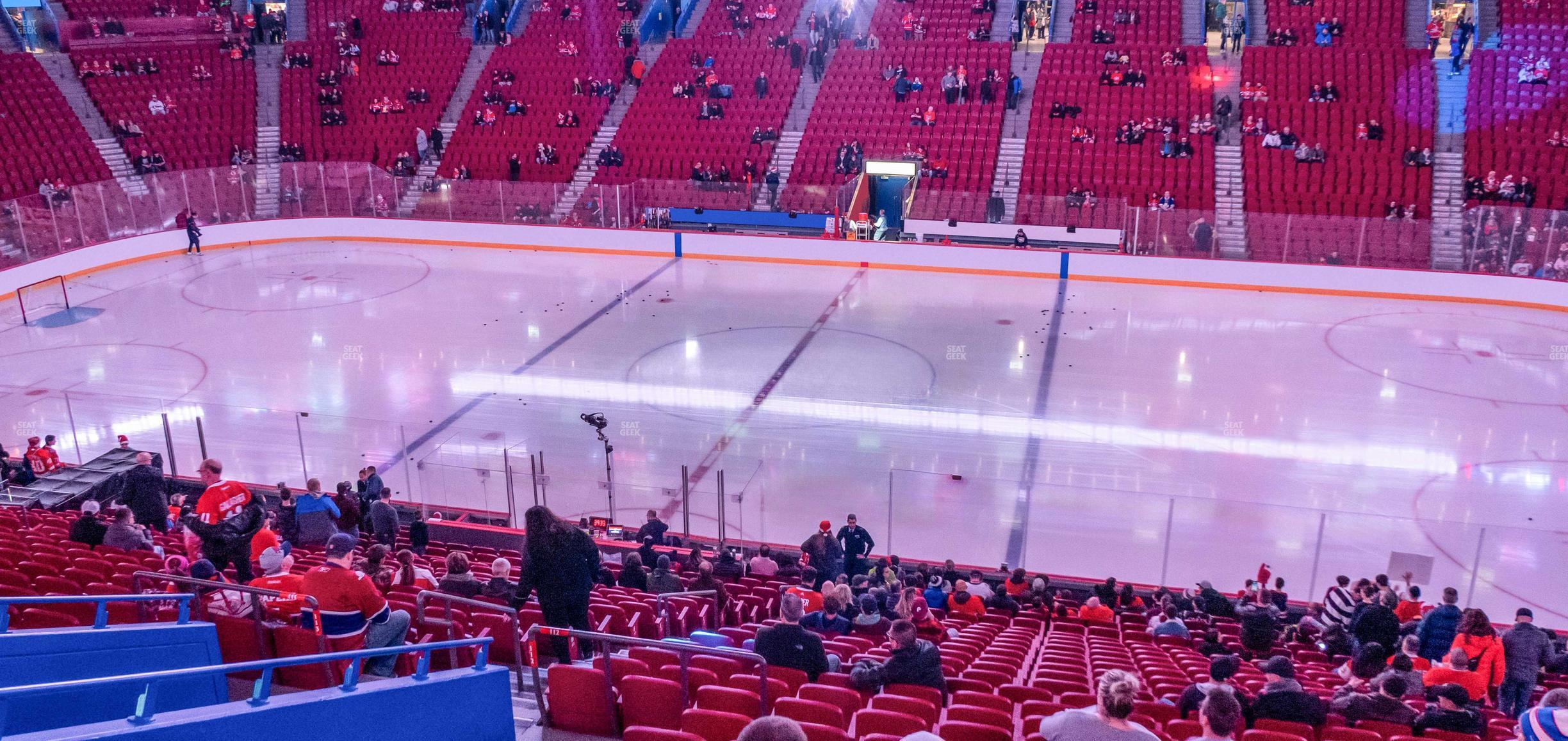 Seating view for Centre Bell Section 112