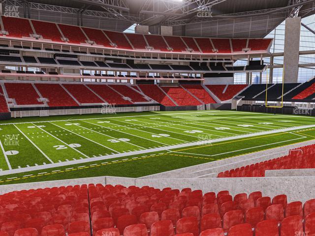 Seating view for Mercedes-Benz Stadium Section 113