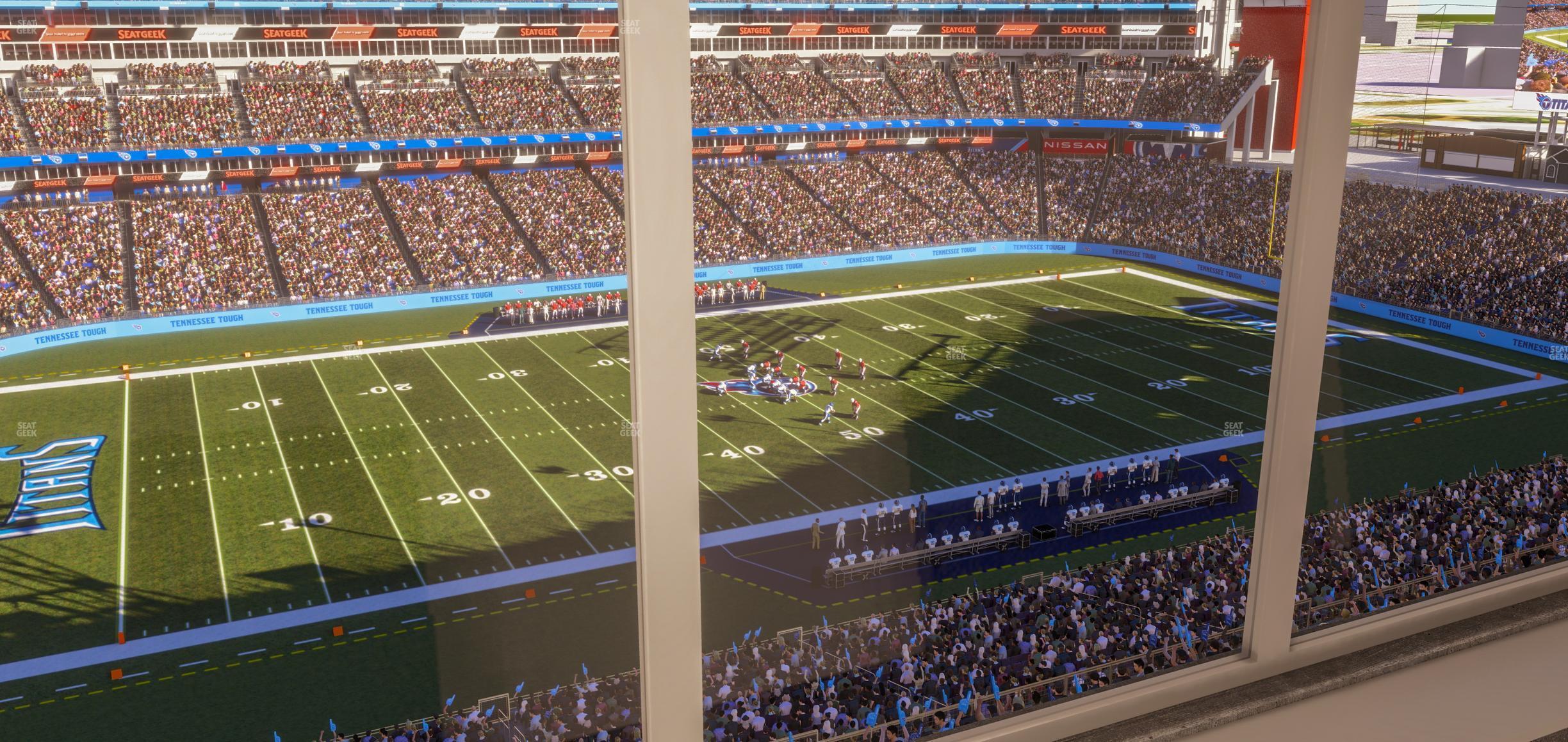 Seating view for Nissan Stadium Section Suite 680 W