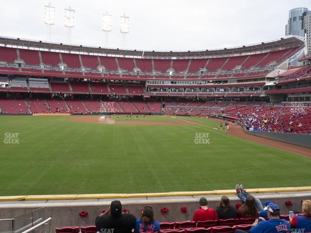 Seating view for Great American Ball Park Section 104