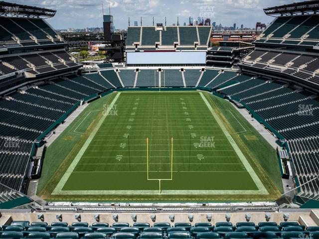 Seating view for Lincoln Financial Field Section 212