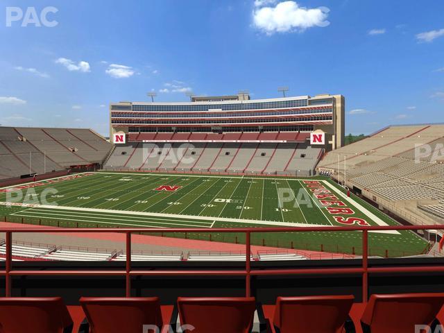 Seating view for Memorial Stadium Nebraska Section 203