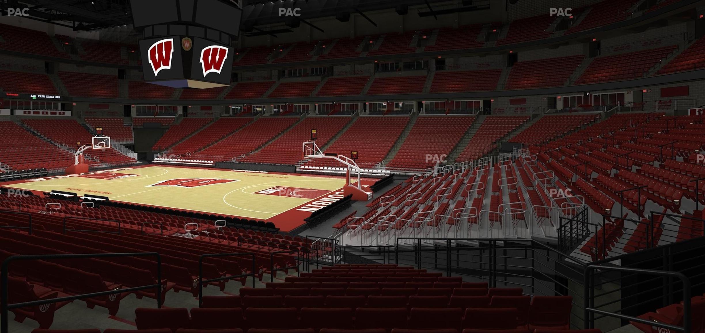 Seating view for Kohl Center Section 105